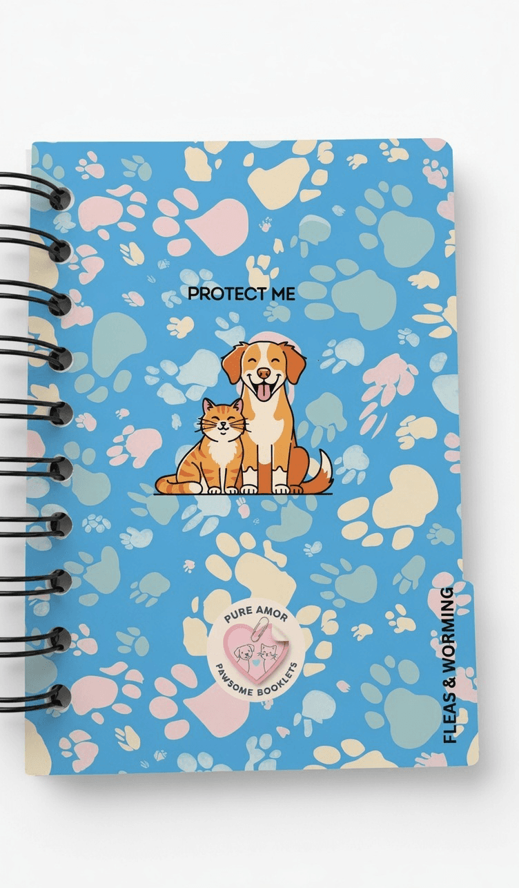 Blue flea, tick and worming divider