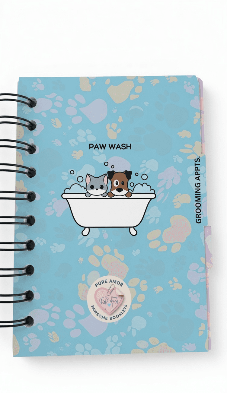 Blue grooming appointments divider