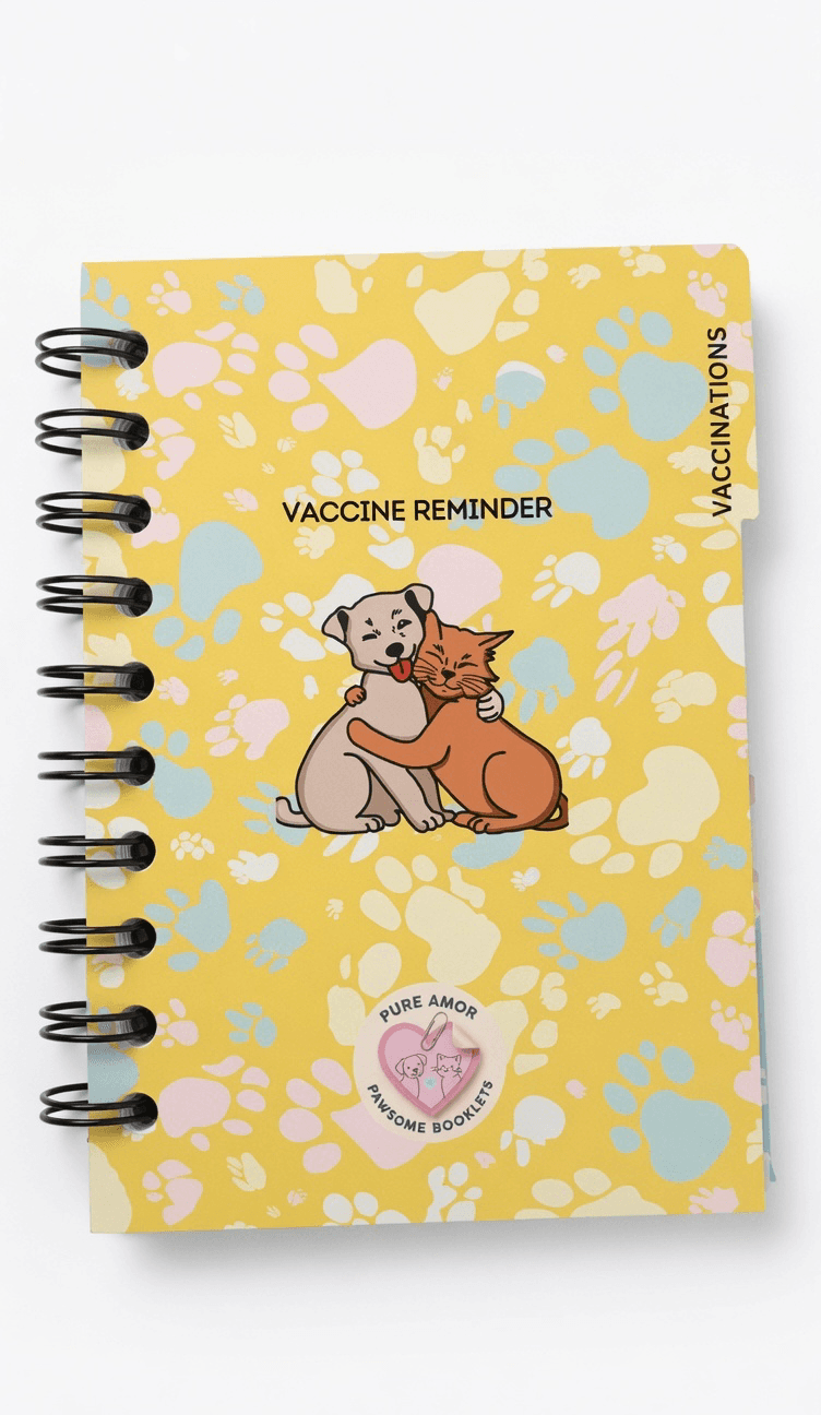 Yellow vaccination reminder divider